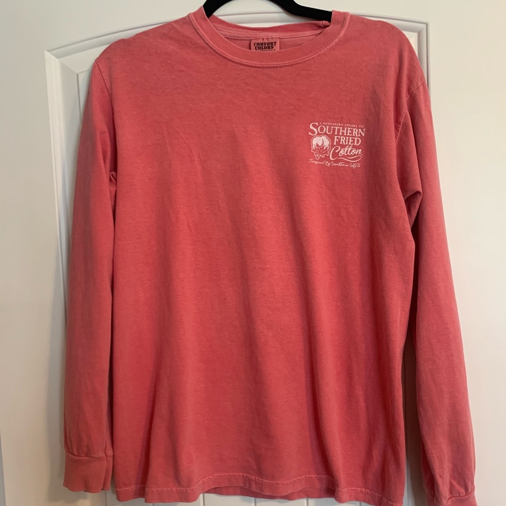 Pink comfort colors tee